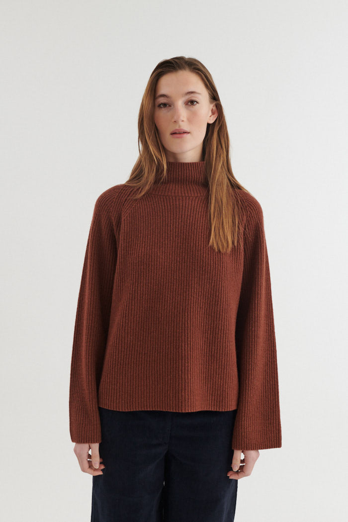 Cady Raglan Sweater, Tortoise Shell, Basic Apparel