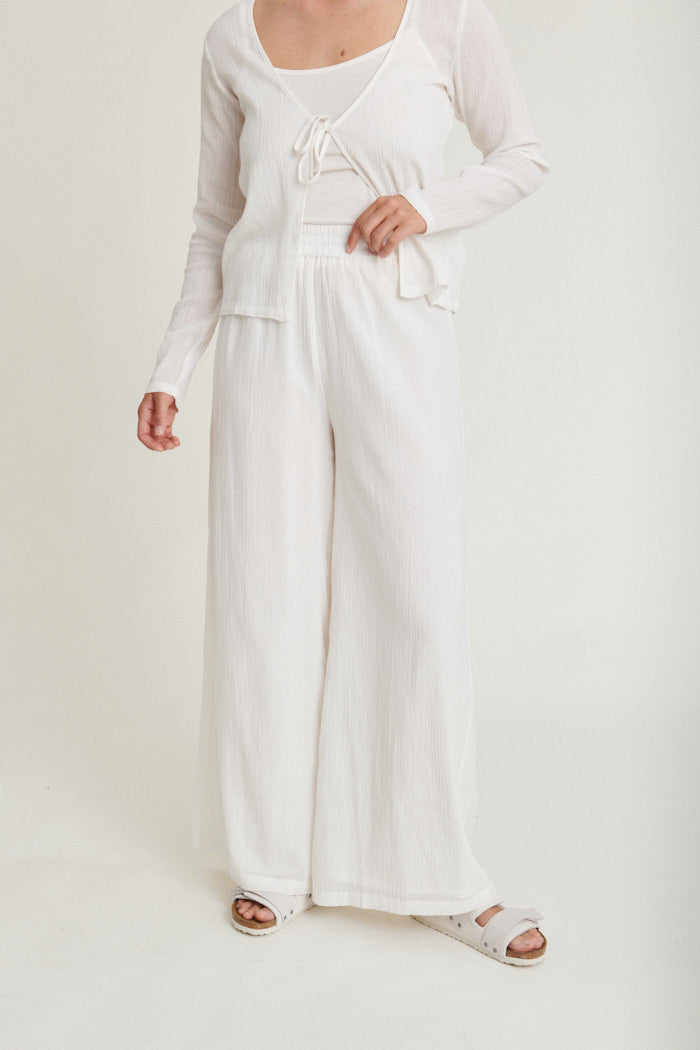 Simone Loose Pants WHISPER WHITE