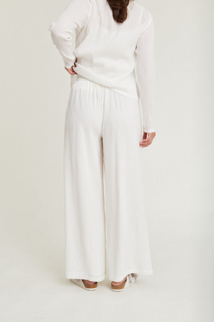 Simone Loose Pants WHISPER WHITE