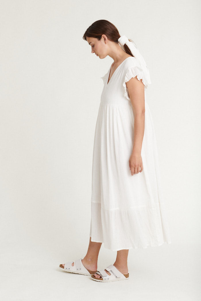 Simone Dress WHISPER WHITE