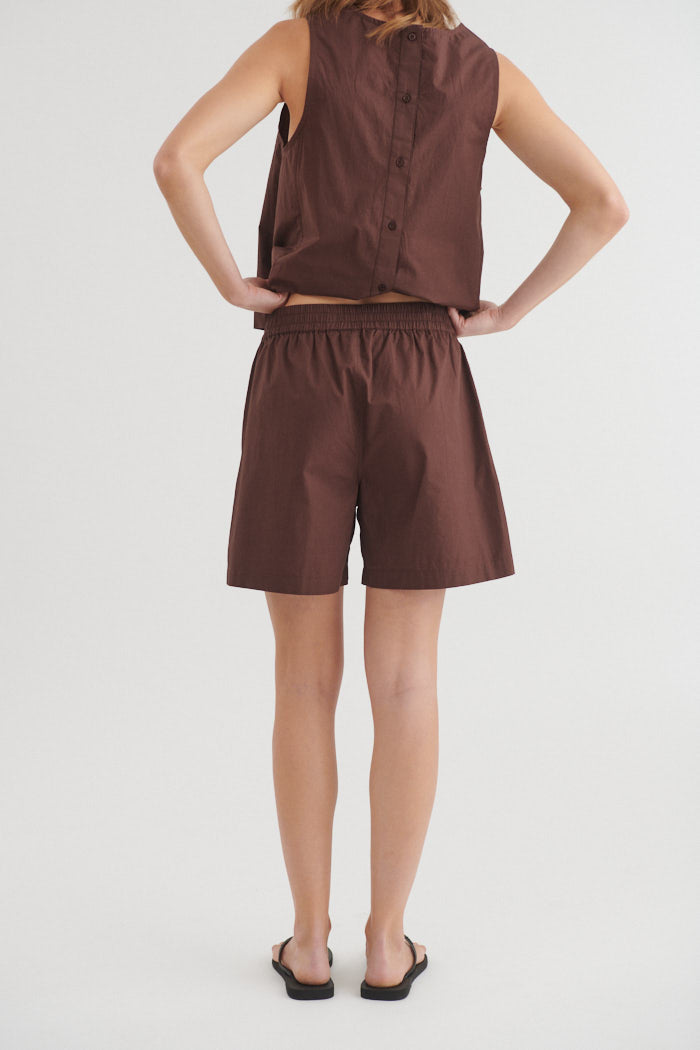 Silje Shorts, Chicory Coffee, Basic Apparel