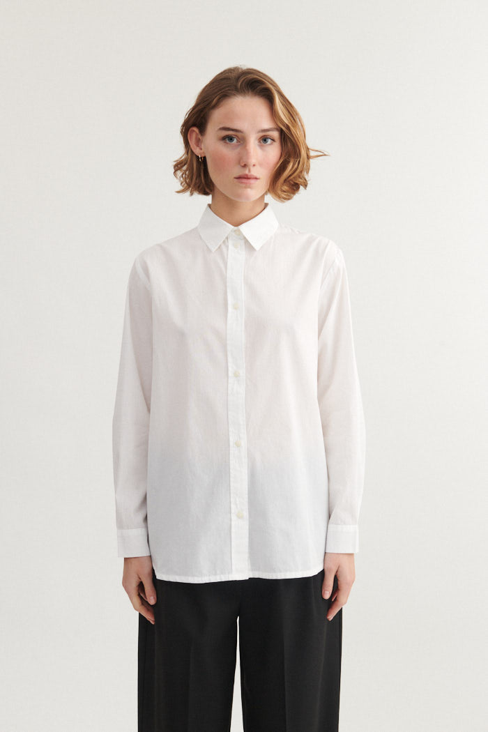 Silje Shirt, Bright White, Basic Apparel