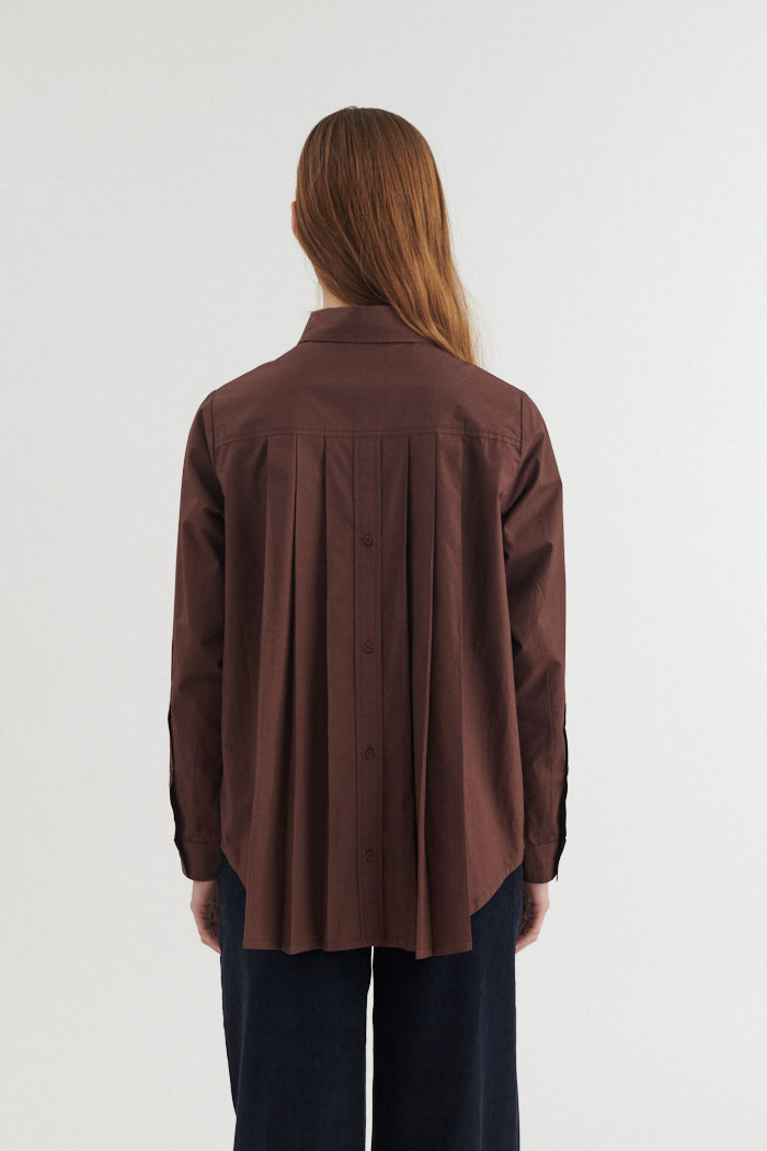 Silje LS Shirt, Chicory Coffee, Basic Apparel