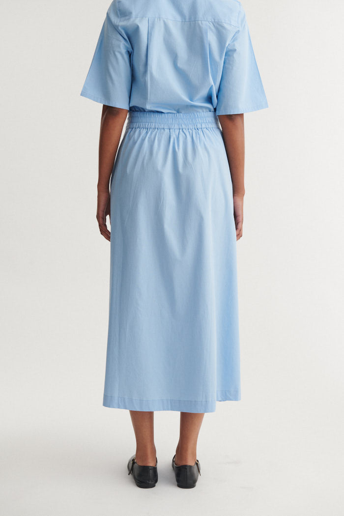 Silje Long Skirt, Frozen Fjord, Basic Apparel