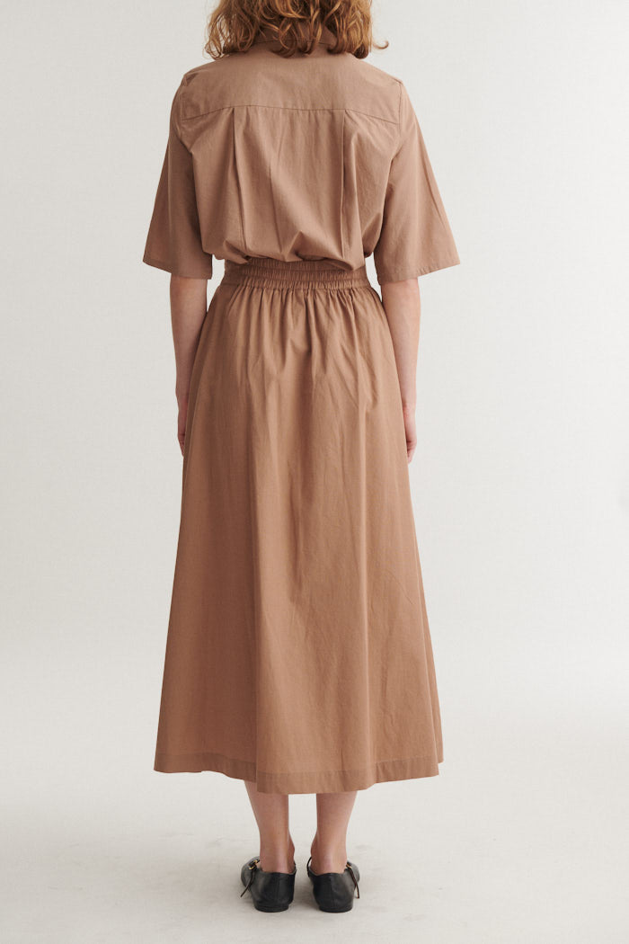 Silje Long Skirt, Portobella, Basic Apparel