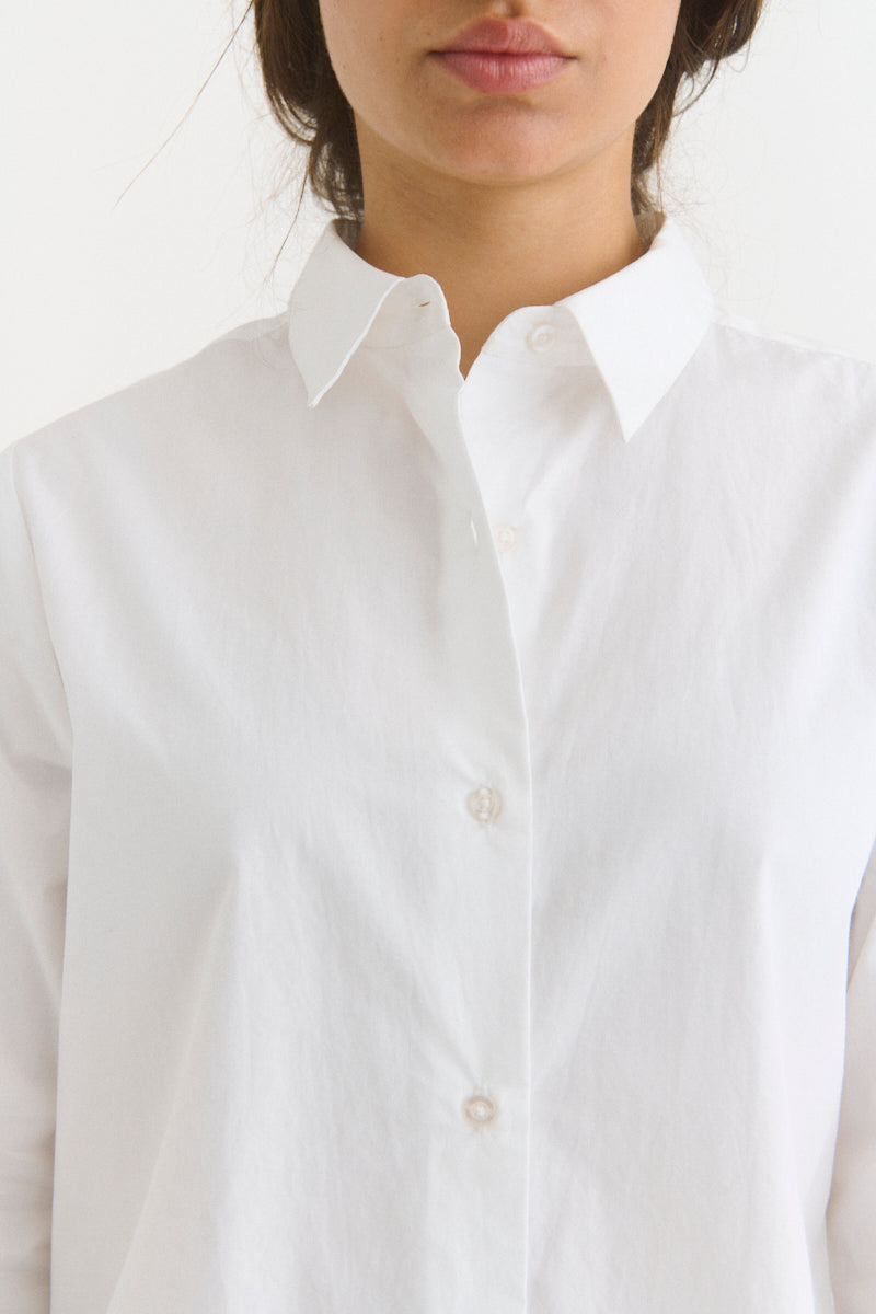 Silje Shirt, Bright White, Basic Apparel