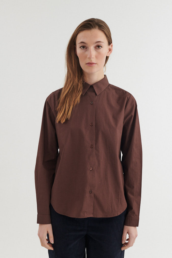 Silje Shirt, Chicory Coffee, Basic Apparel
