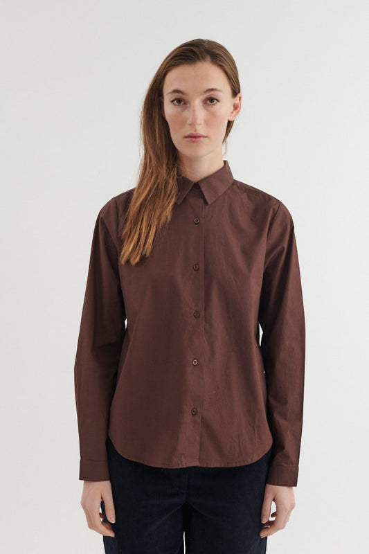 Silje Shirt, Chicory Coffee, Basic Apparel