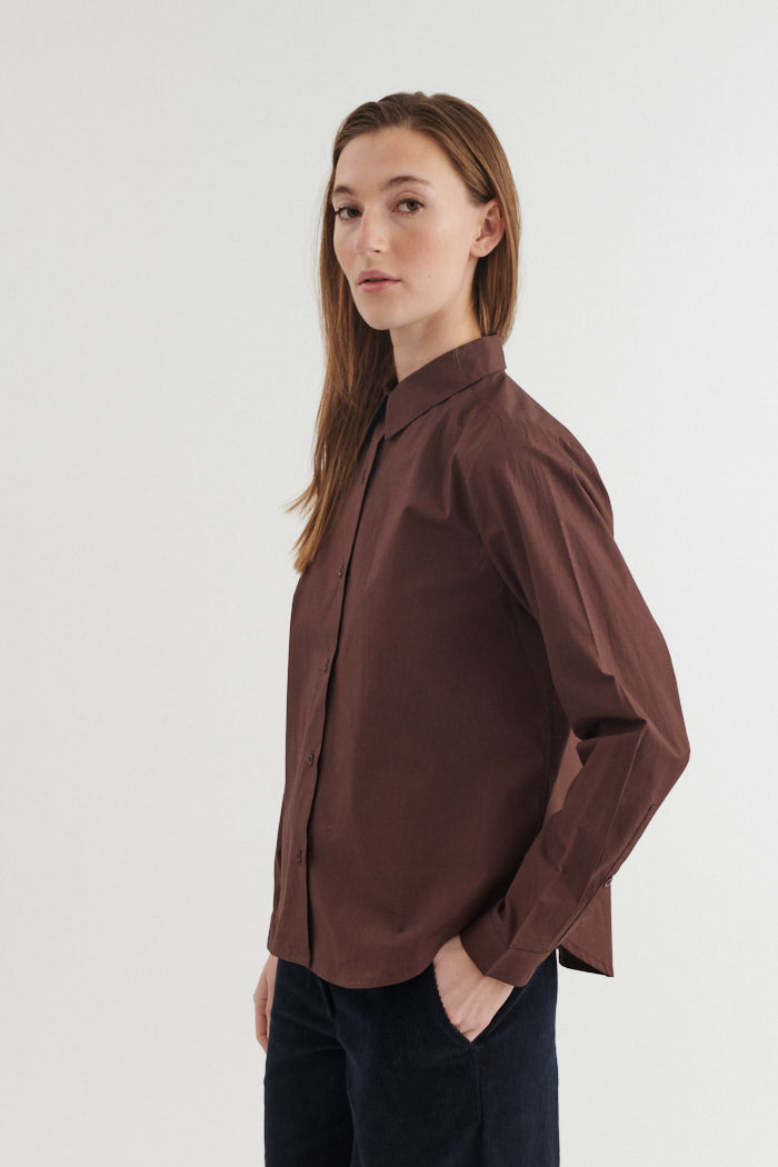 Silje Shirt, Chicory Coffee, Basic Apparel