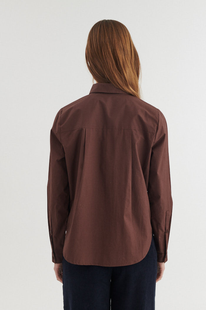 Silje Shirt, Chicory Coffee, Basic Apparel