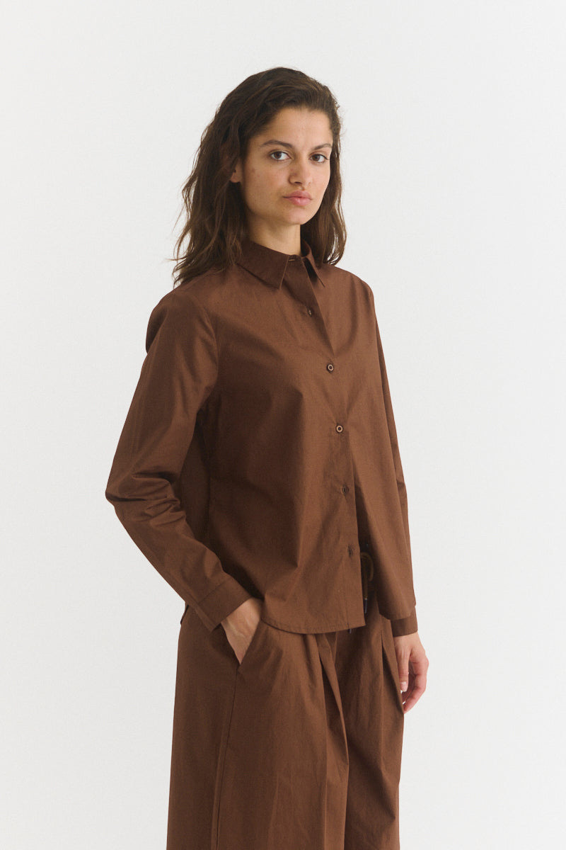 Silje Shirt, Chicory Coffee, Basic Apparel
