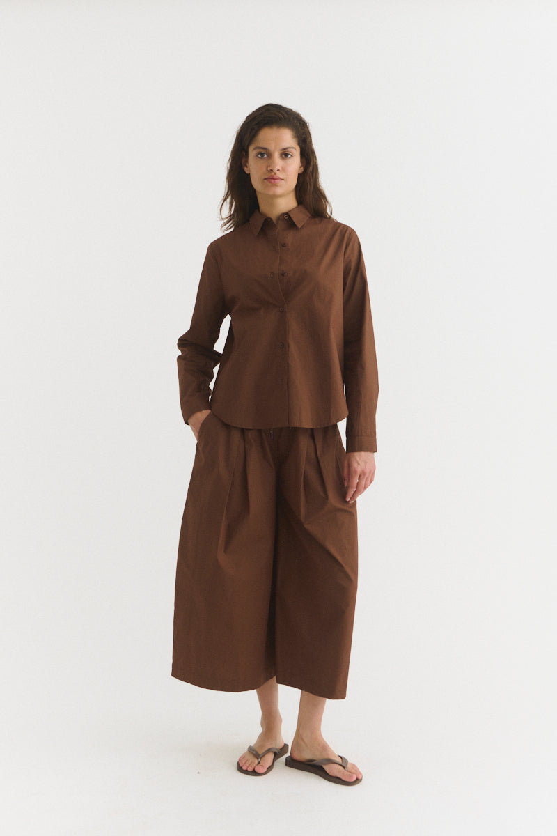 Silje Shirt, Chicory Coffee, Basic Apparel