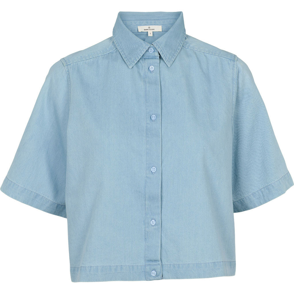 Cody SS Shirt, Light Wash, Basic Apparel