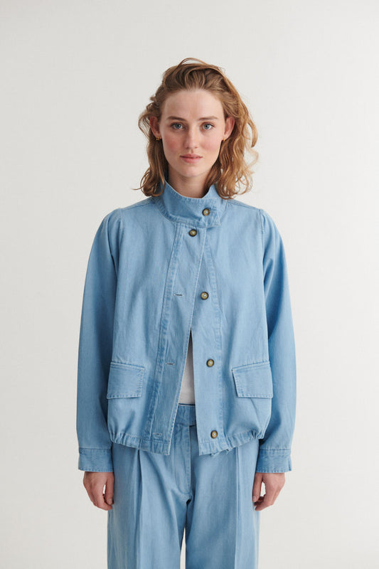 Cody Jacket, Light Wash, Basic Apparel