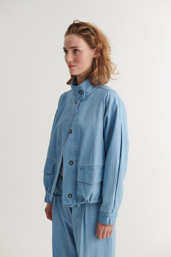 Cody Jacket, Light Wash, Basic Apparel
