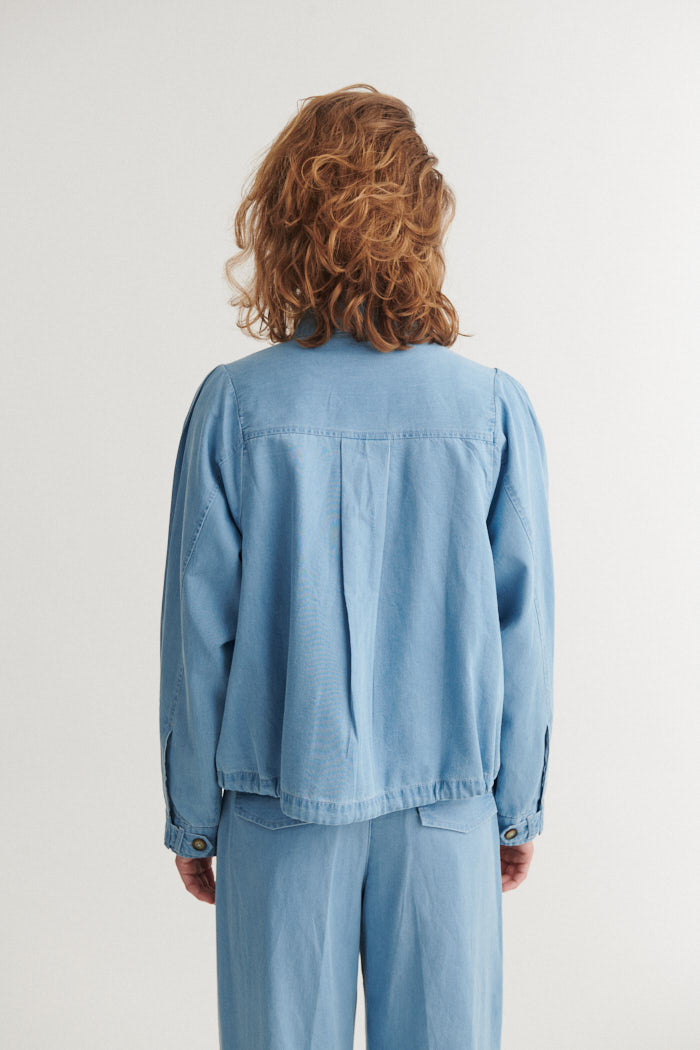 Cody Jacket, Light Wash, Basic Apparel