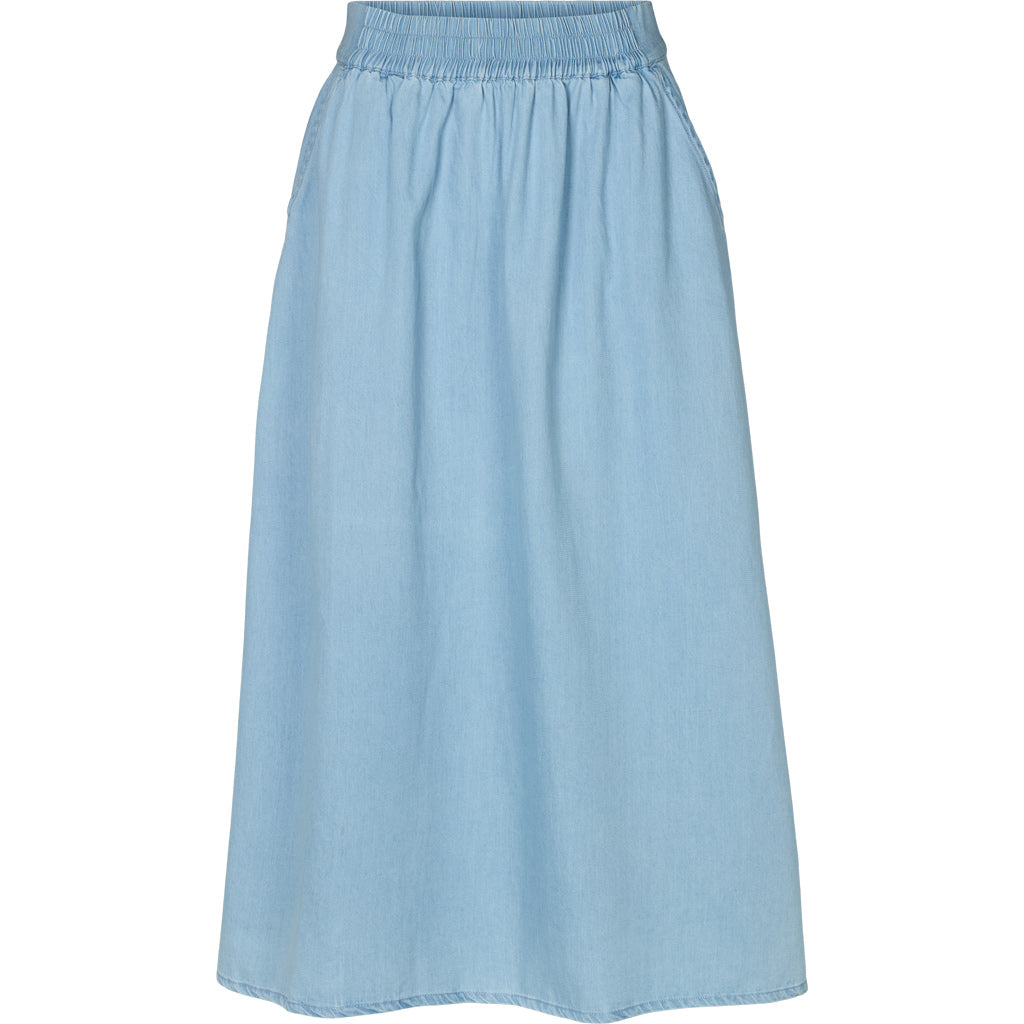 Cody Skirt, Light Wash, Basic Apparel