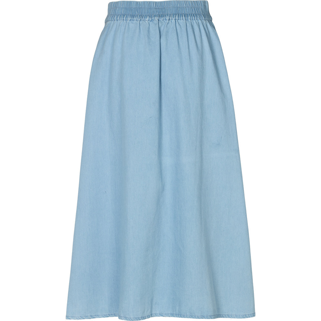 Cody Skirt, Light Wash, Basic Apparel