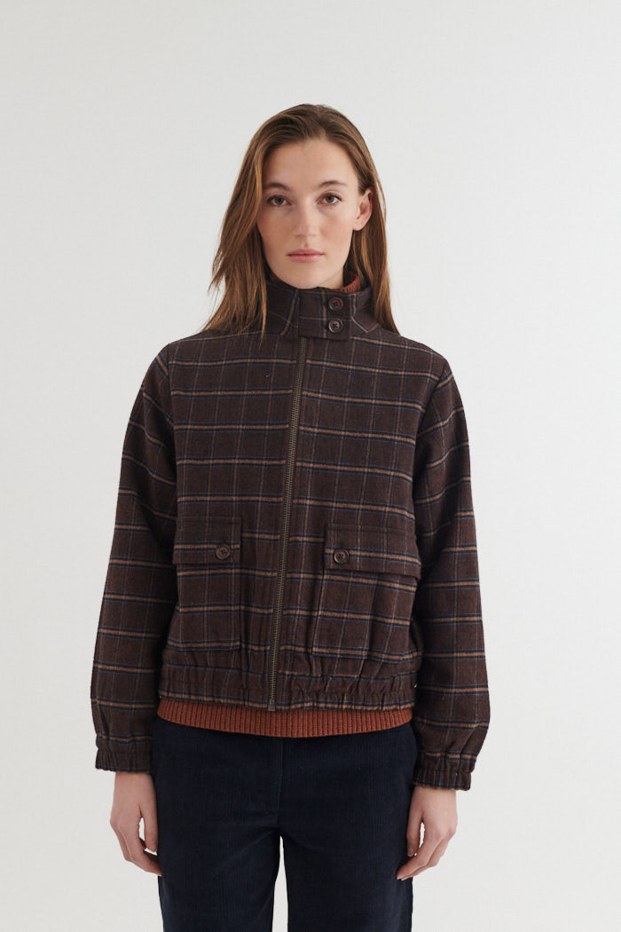 Misa Zip Jacket, Chicory Coffee, Basic Apparel