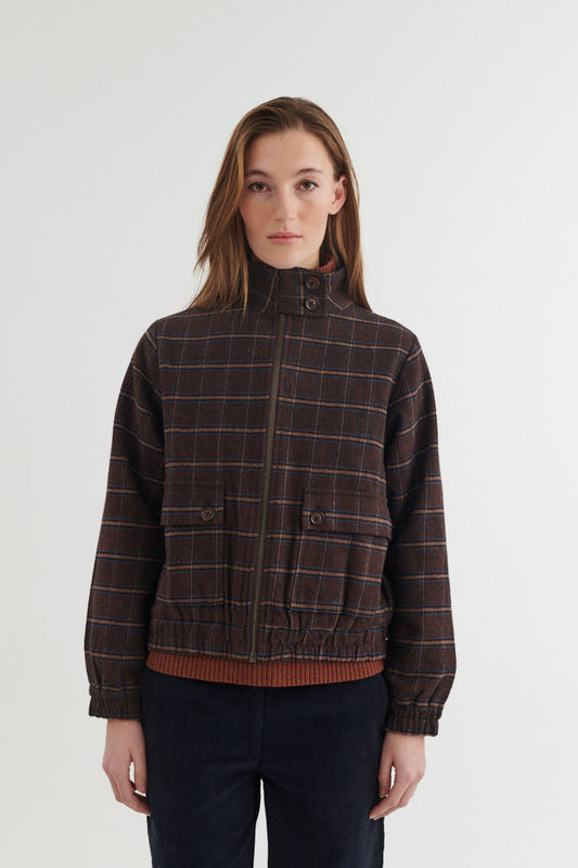 Misa Zip Jacket, Chicory Coffee, Basic Apparel