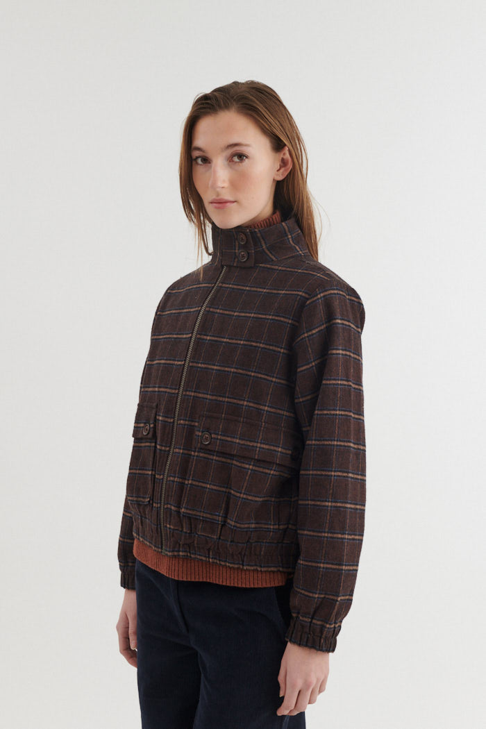 Misa Zip Jacket, Chicory Coffee, Basic Apparel