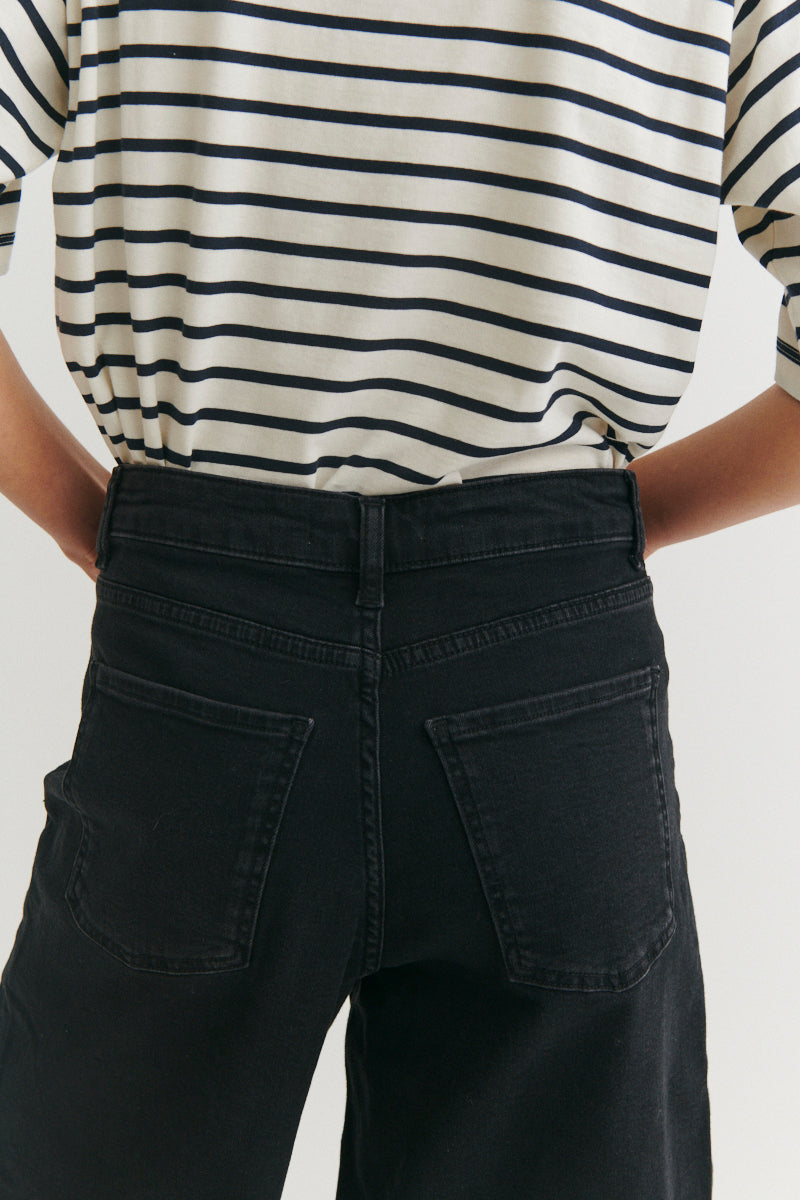 Ea Jeans Shorts, Black, Basic Apparel