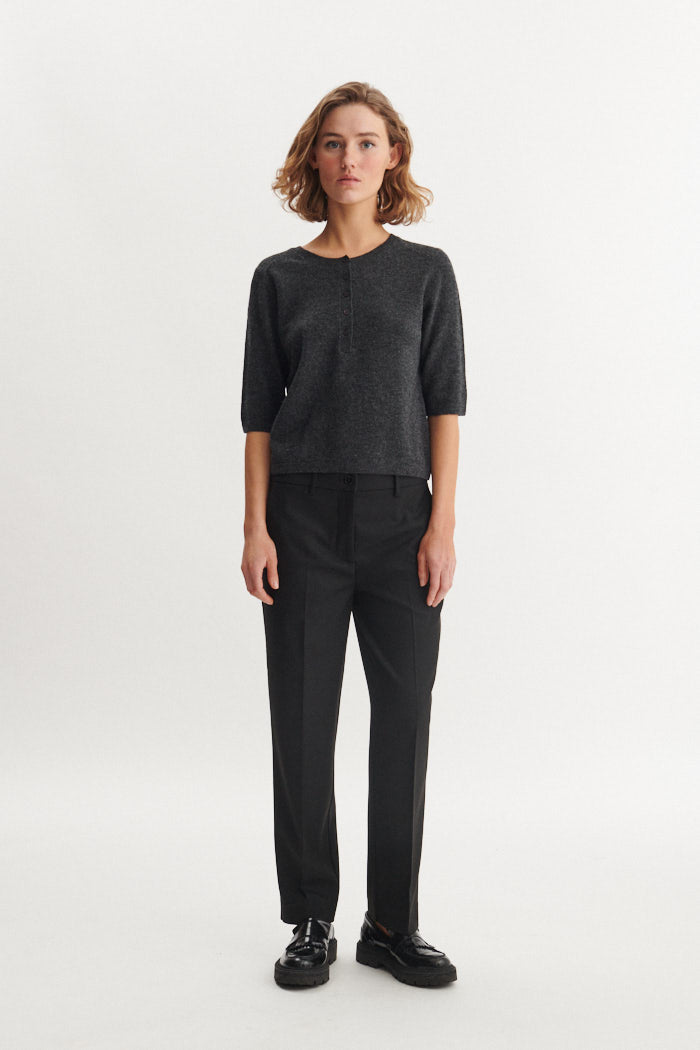 Radi Slim Pants, Black, Basic Apparel