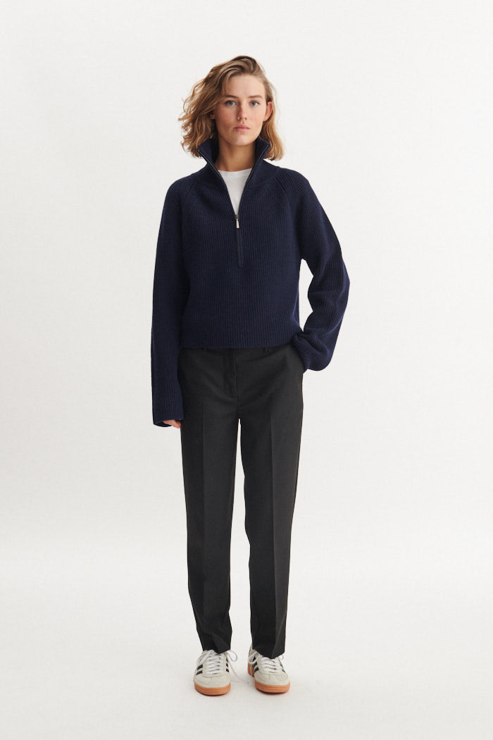 Radi Slim Pants, Black, Basic Apparel