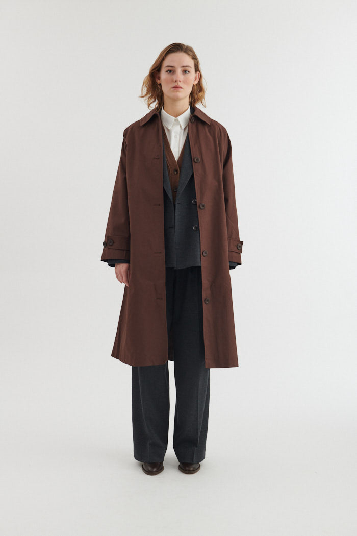 Gise Raglan Coat, Chicory Coffee, Basic Apparel
