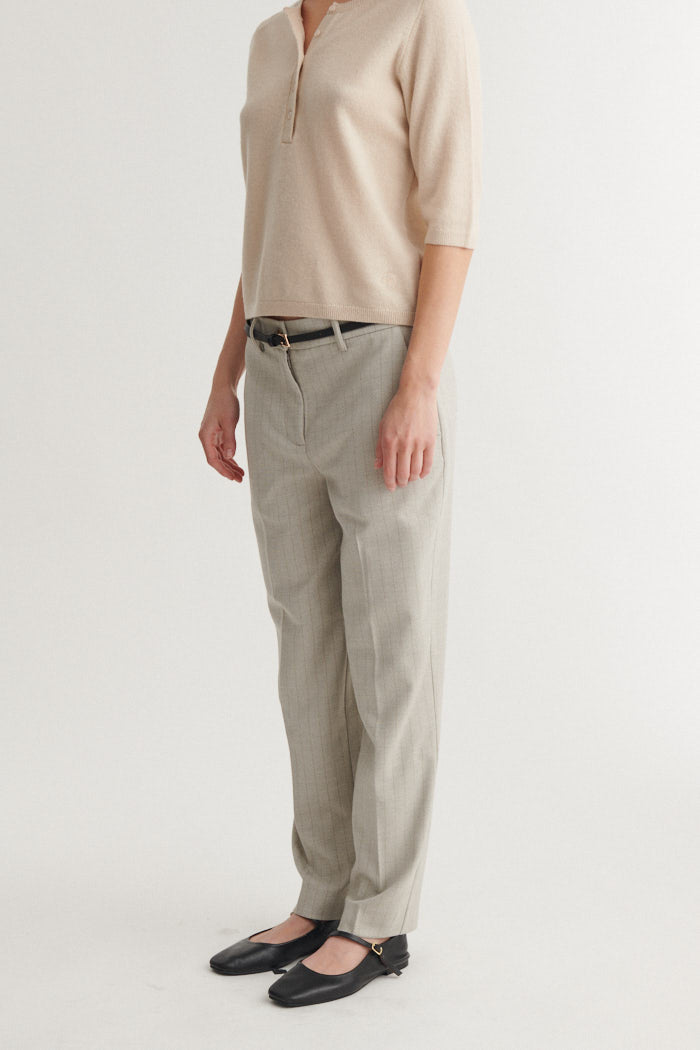 Radi Slim Pants, Chincilla, Basic Apparel