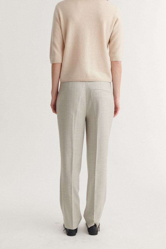 Radi Slim Pants, Chincilla, Basic Apparel