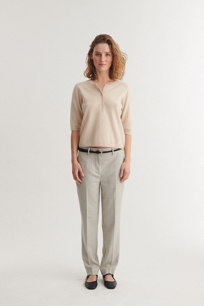 Radi Slim Pants, Chincilla, Basic Apparel