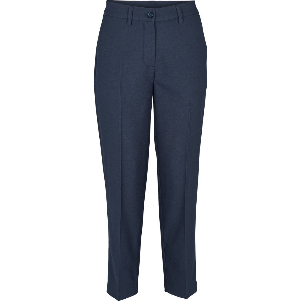 Radi Slim Pants, Navy Melange, Basic Apparel