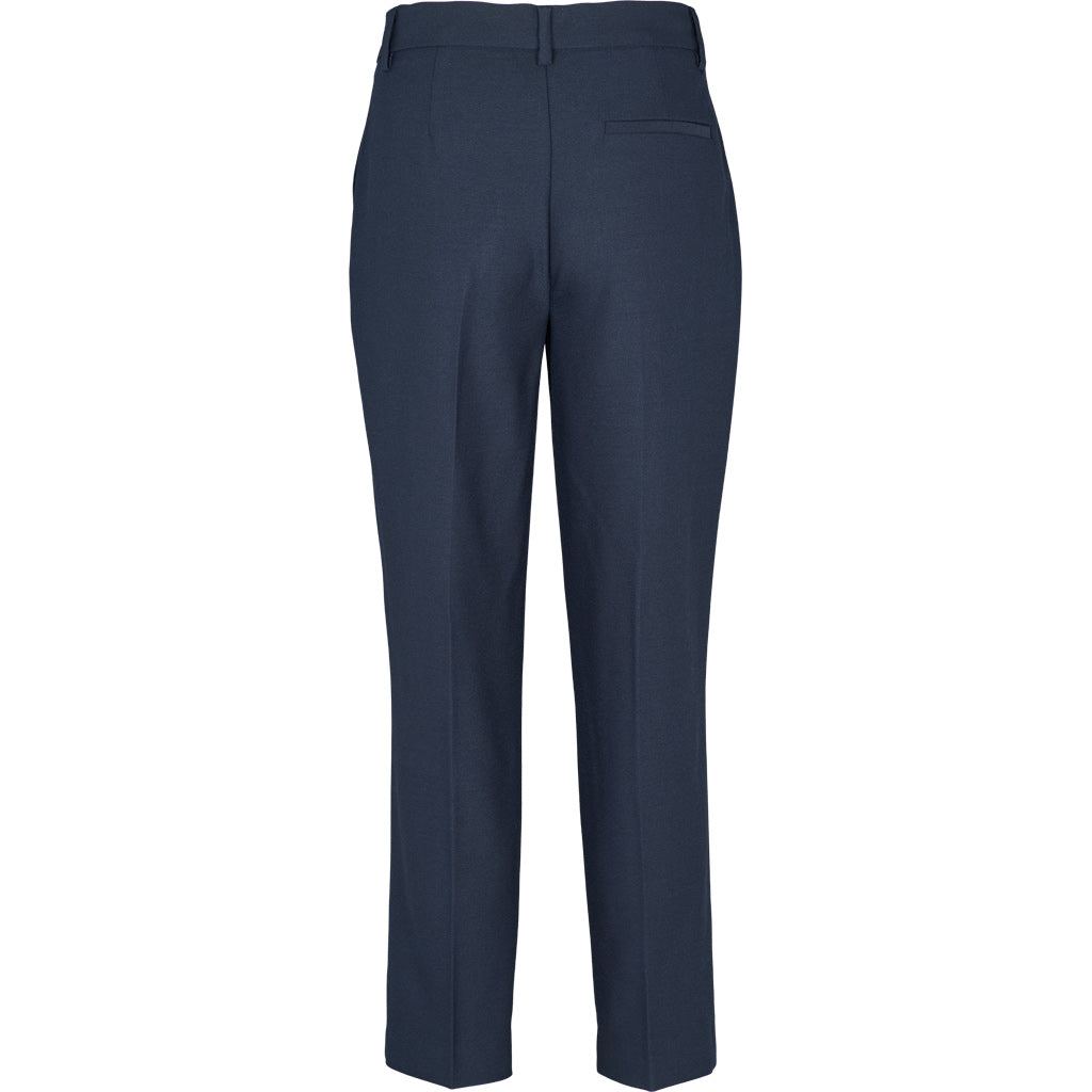 Radi Slim Pants, Navy Melange, Basic Apparel