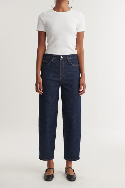 Ea Rinse Wash Jeans, Raw Denim, Basic Apparel