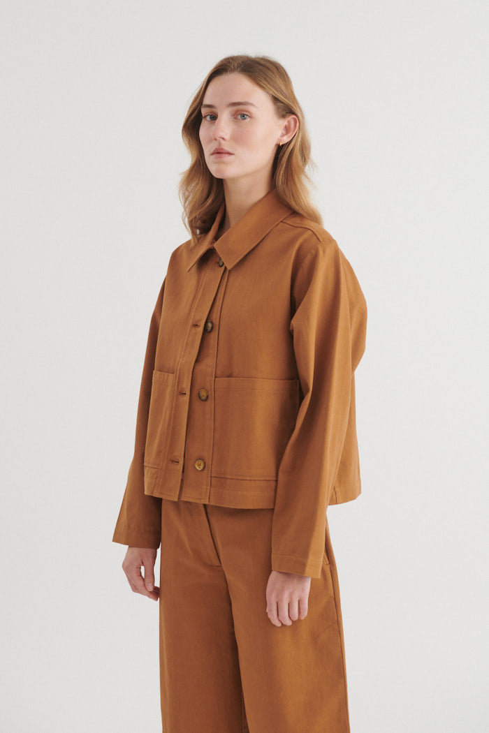 Lilla Jacket, Nuthatch, Basic Apparel