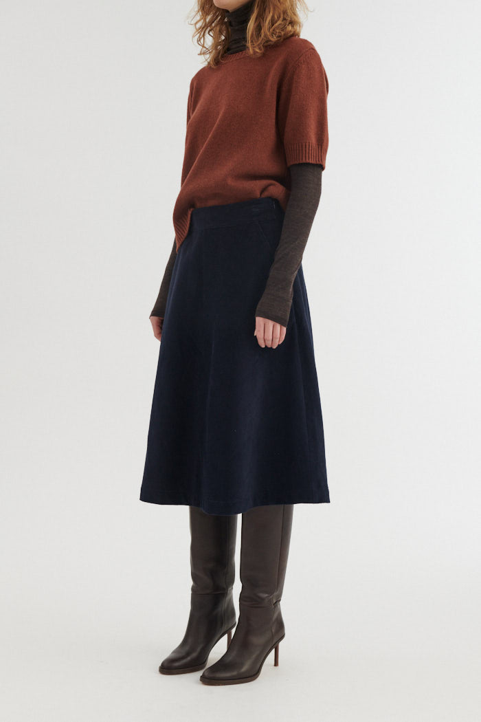 Millu Skirt, India Ink, Basic Apparel