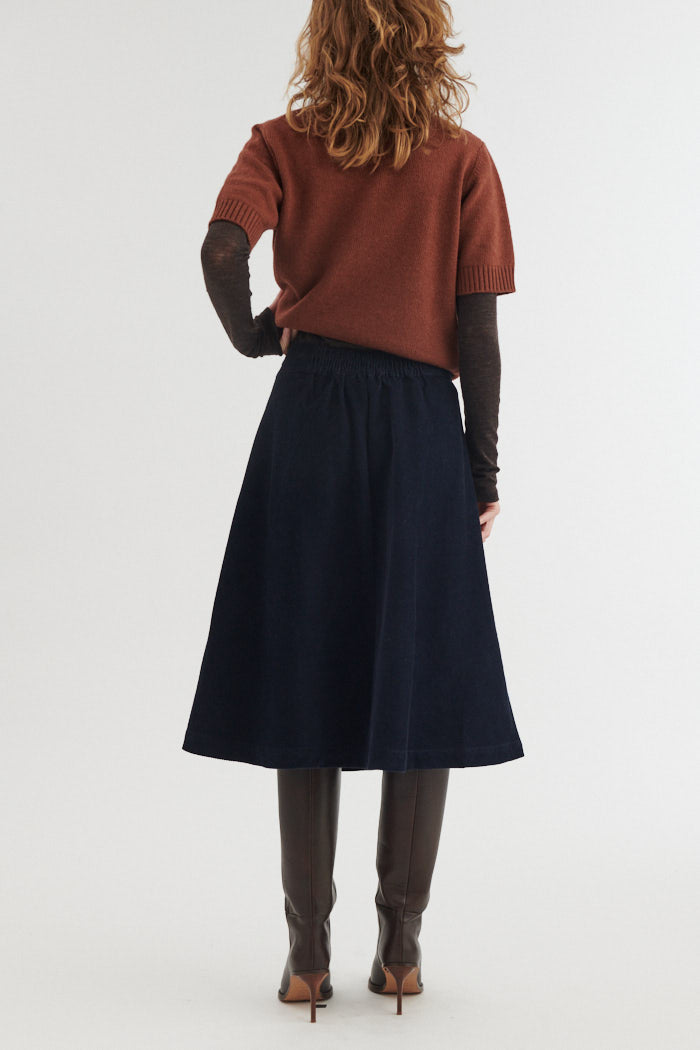 Millu Skirt, India Ink, Basic Apparel