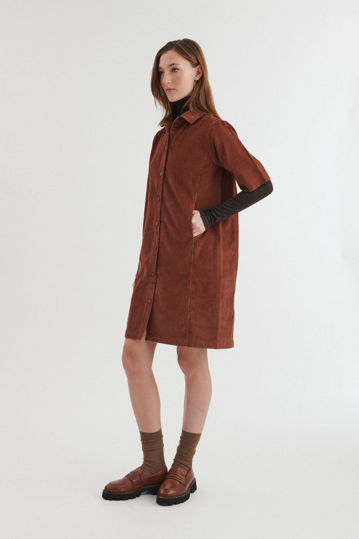 Millu Dress, Tortoise Shell, Basic Apparel