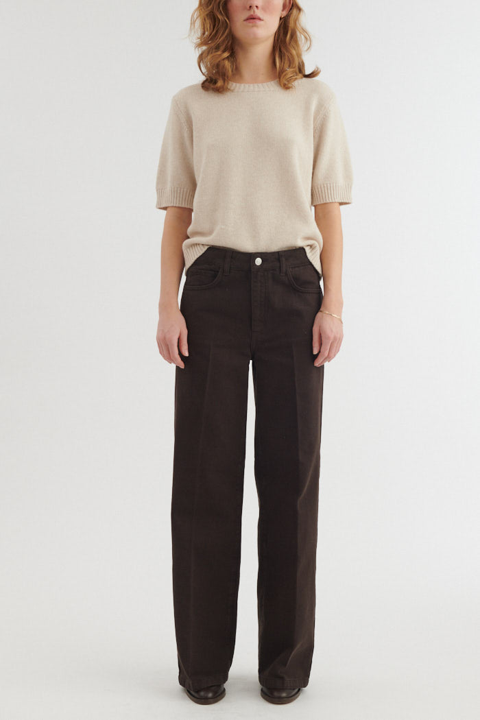 Enya Brown Jeans, Chocolate Torte, Basic Apparel