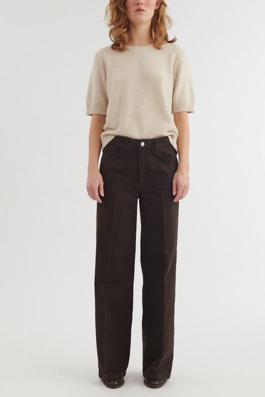 Enya Brown Jeans, Chocolate Torte, Basic Apparel