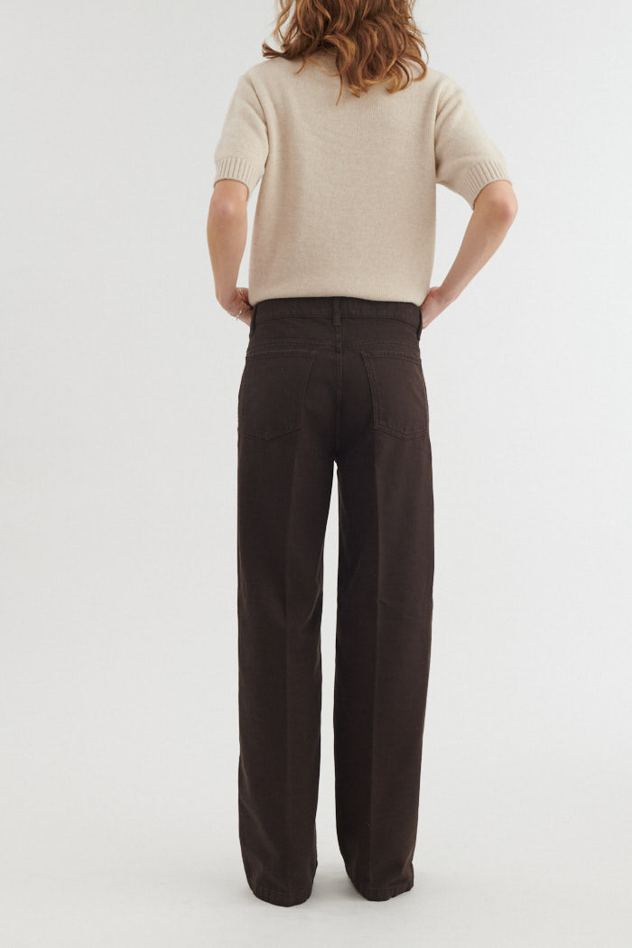 Enya Brown Jeans, Chocolate Torte, Basic Apparel