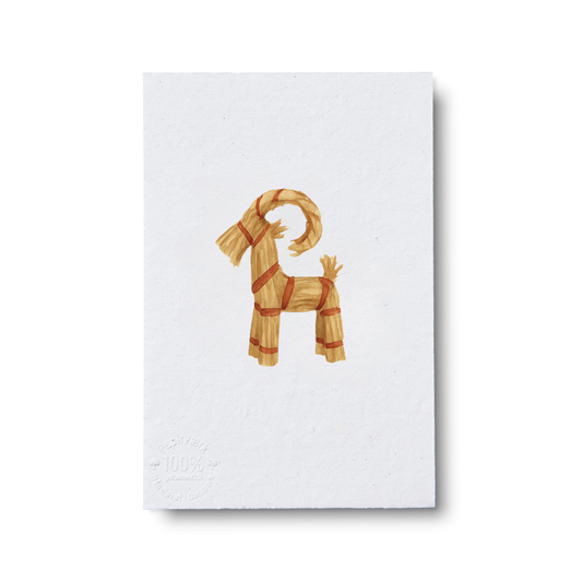 Julebuk, A7 dobbeltside, Papirværk