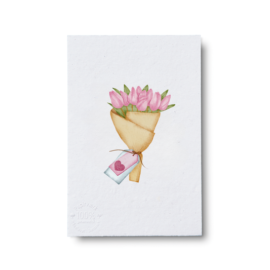 Bridal Bouqet, A7 dobbeltside, Papirværk