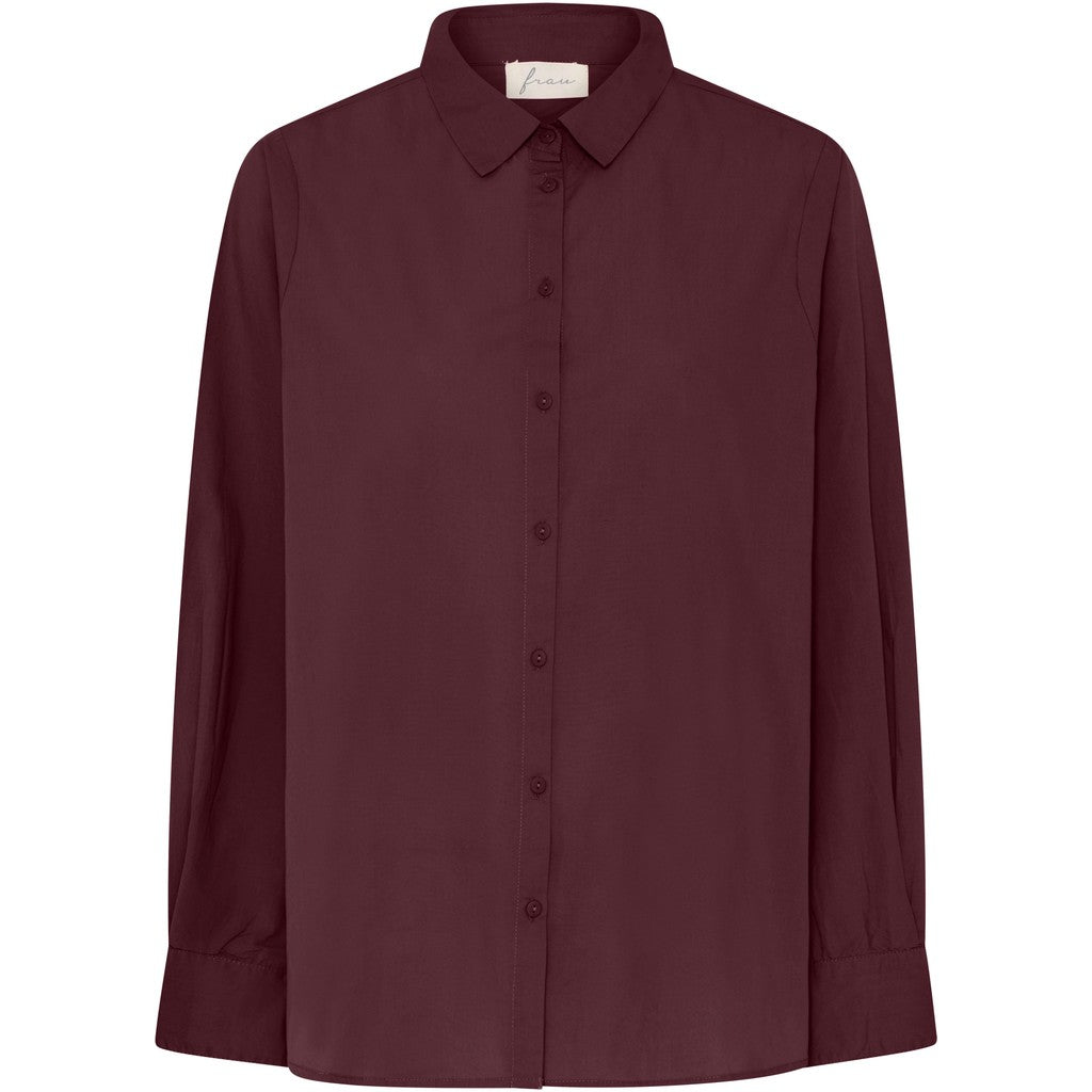 Dhaka Shirt (red mahogany)