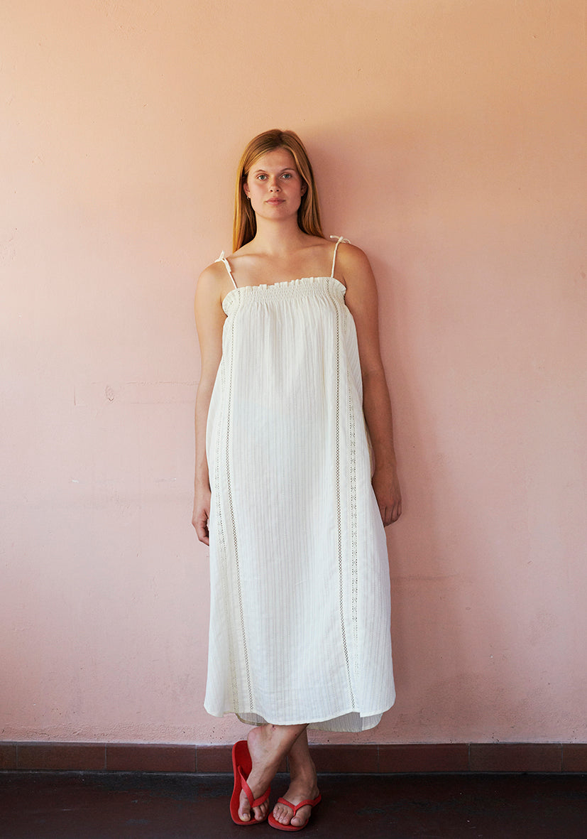 Laura Strap Dress (vanilla)