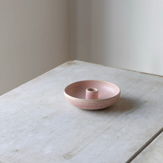Oktober Lysestage - lille (rosa)