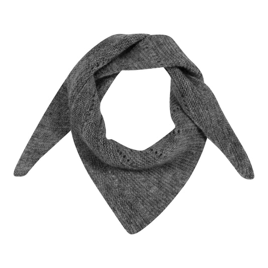Mørkegråt tørklæde cashmere