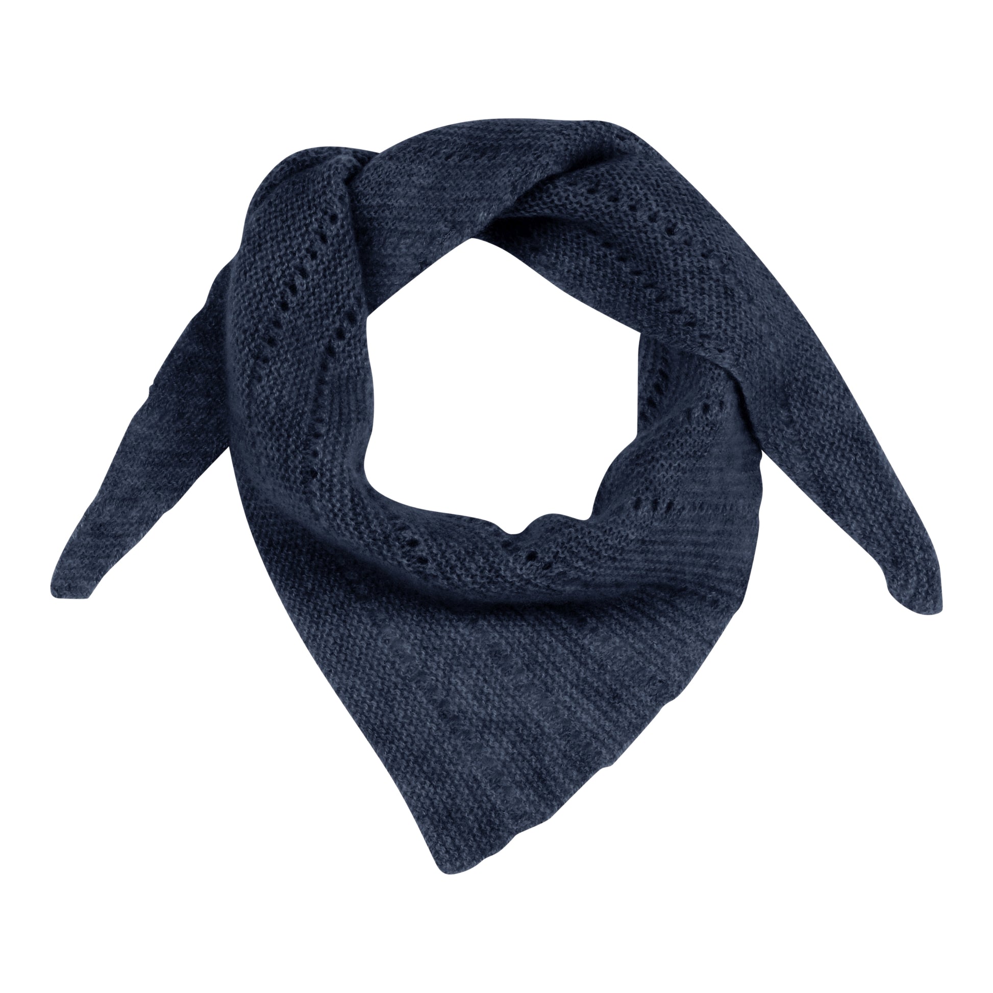 Mørkeblåt Cashmere tørklæde