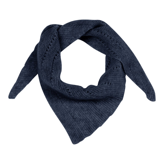 Mørkeblåt Cashmere tørklæde